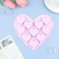 Cake Model Romantic Love Silicone Molds Silica Gel Chocolate Ice Tray Ice Mould Love Shape Small Heart Cake Mold Baking Tools. 