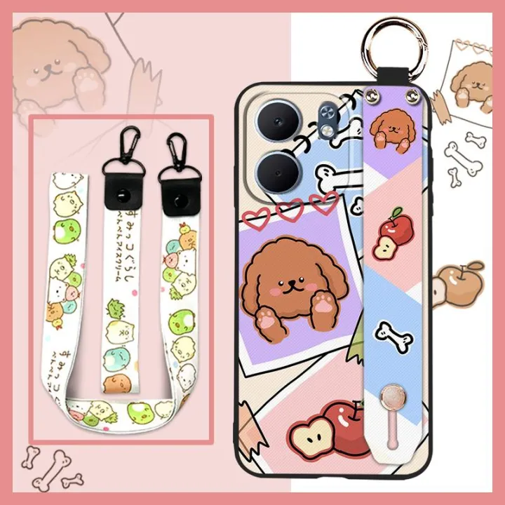 Cute%20Ring%20Phone%20Case%20For%20OPPO%20A5X%205G/4G%202025%20Global%20Durable%20Protective%20Wristband%20Phone%20Holder%20Back%20Cover%20Silicone%20-%20Image%204