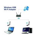 WiFi Receiver 1200Mbps USB WiFi Dongle 1200Mbps Wireless Wifi Receiver & Adapter With Wifi Antenna. 