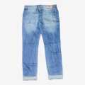 Light Blue Necked Jeans Pant For Men. 