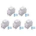 JINMY 5X Smart Energy Meter Tuya WDS688 Wifi Single Phase Energy Meter Mobile App Household Electric Meter 5-60A. 