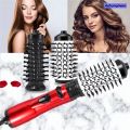 Ashunqiwen 1PC 3 In 1 Rotating Hair Dryer Electric Comb Hair Straightener Air Comb Ion Negative Brush Hair Hot Brush Styler Comb Dryer H3T7. 