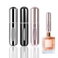 5ml ortable erfume izer efillable ay ottle Liquid Container ress ead ay ottle ottom Charge Sample ottle. 