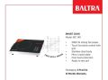 Baltra Infrared Cooktop SMART COOK  with BBQ Grill. 