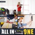Multifunction Laser Level With Measuring Tape-8Ft. 