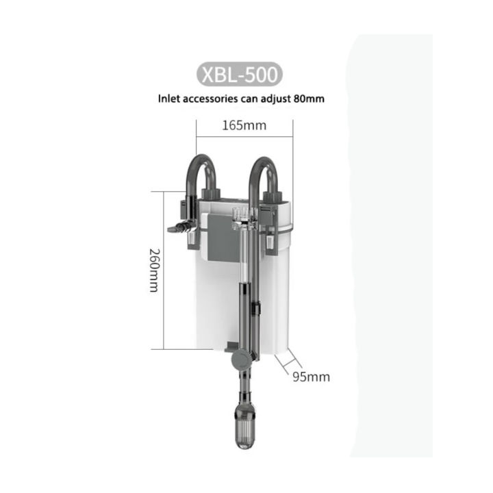 SUNSUN%20XBL-500%207%20watt%20External%20Fish%20Tank%20Filter%20Small%20Silent%20Hang%20On%20Back%20Filter%20-%20Image%203