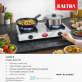 Baltra Gas Stove Lucky 2 Brass Burner Non Automatic Mini Body BGS 181. 