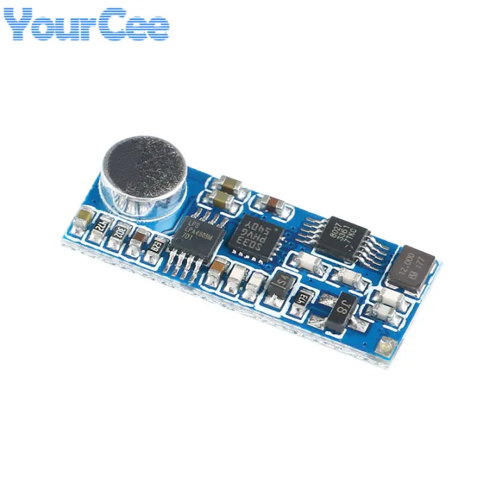 2pcs/1pc%20Mini%20Mono%20Single%20Channel%20Transmitter%20FM%20Wireless%20Transmitting%20Microphone%20Module%20Serial%20Port%20Control%20DC%203V-5V%2076M-108MHz%20-%20Image%204