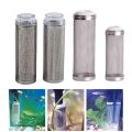 New Cylinder Aquarium Inflow Inlet Filter Useful Durable Inflow Inlet Protect Caps 12mm/16mm Stainless Steel Water Inlet Case Filter Mesh for Fish Tank. 