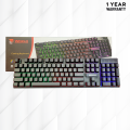 Wozlo Rainbow Backlit Membrane Keyboard. 