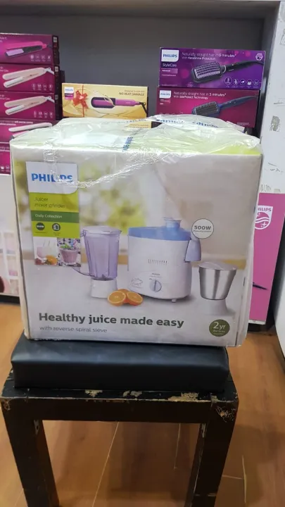 Philips%20500W%20Juicer%20Mixer%20Grinder%202%20Jars,%20Blue%20HL1631%20-%20Image%203