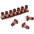 10pcs 12T 0.6uh-1.7uh Adjustable High-Frequency Ferrite Core Inductor Cologo. 