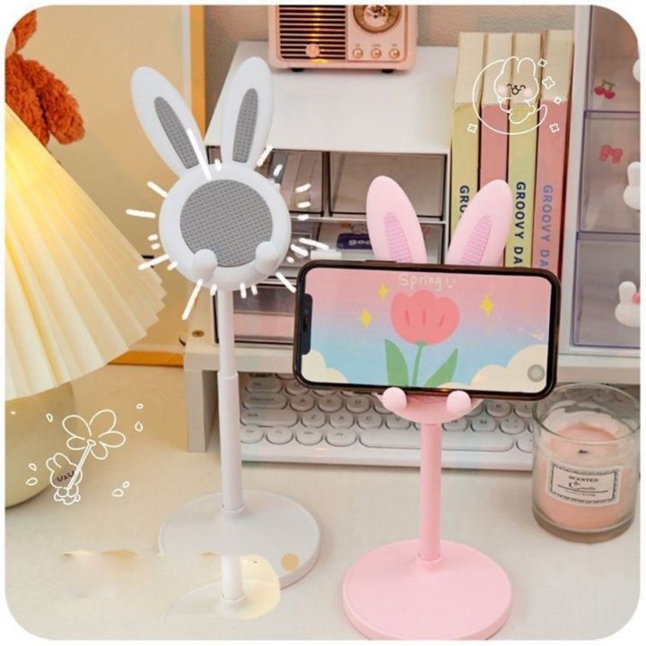 Table%20Support%20Rabbit%20Bunny%20Phone%20Holder%20Lazy%20Bracket%20Adjustable%20Telescopic%20Lifting%20Phone%20Holder%20Pink%20Multi-angle%20Desktop%20Mobile%20Phone%20Bracket%20Desktop%20-%20Image%205