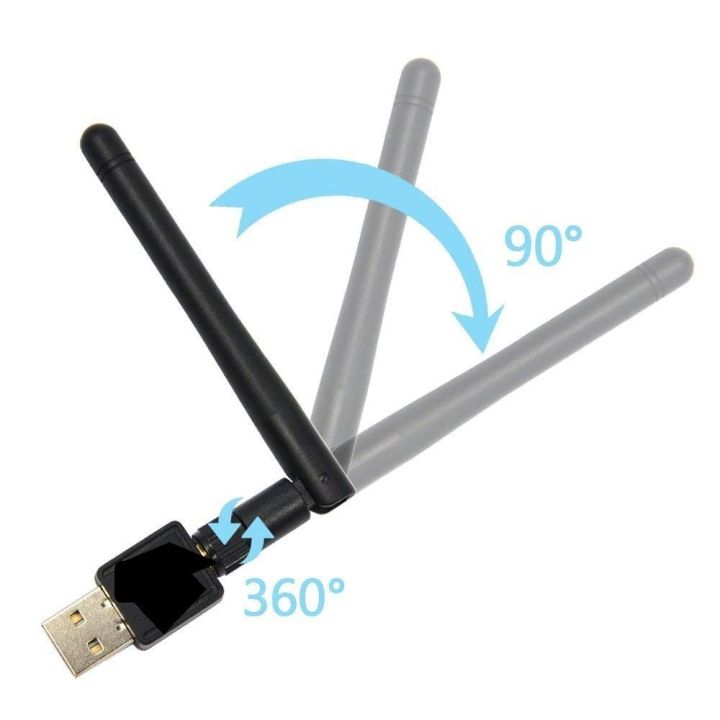 1200Mbps%20Mini%20USB%202.0%20Port%20Wireless%20Wifi%20Adapter%20802.IIN%20With%20Antenna%20-%20Image%203