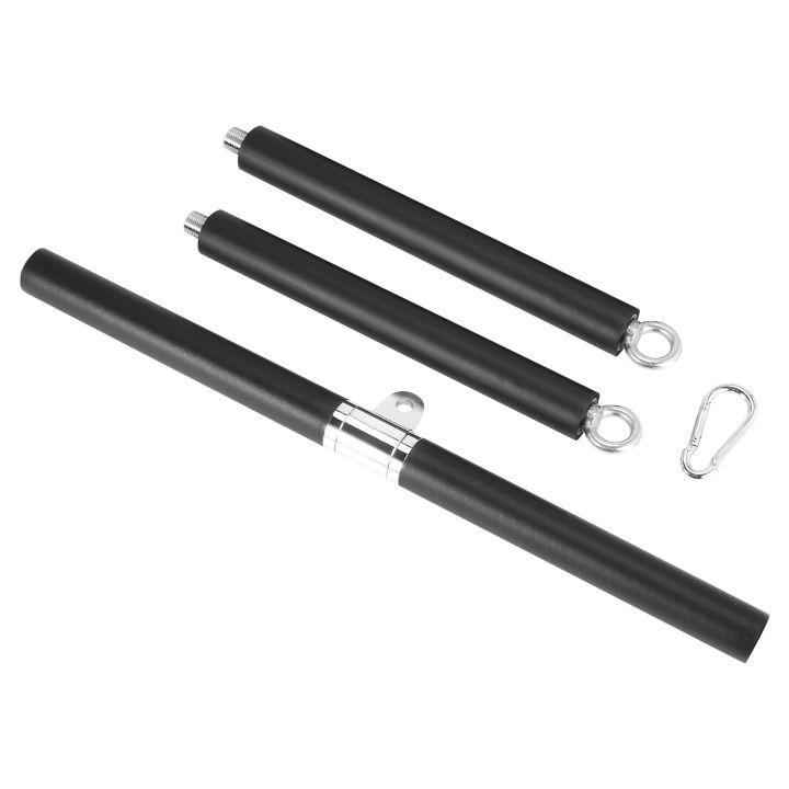 Multifunction Adjustable LAT Pull Down Bar Cable Machine Attachment for Home Gym Bench Press Squat Workout