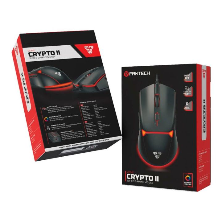 FANTECH%20VX7V2%20CRYPTO%20II%20Wired%20Gaming%20Mouse/Wired%20Gaming%20Mouse%20with%20RGB%20Lighting%20Effects%20-%20Image%203