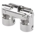(VDZI) 2pcs Rc Double Universal Joint Cardan Joint Gimbal Couplings with Screw - 6x6mm & 5x5mm. 