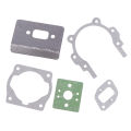 5Pcs/set 40-5 Carburetor Box Intake Pipe Muffler Engine Gasket Set Gasoline Grass Trimmer Brush Cutter DIY Accessories　Mushen. 