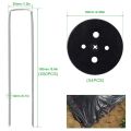 Ground Pegs,Garden Pegs Metal,Ground Pegs Garden,Garden Pegs for Netting, for Securing Fabric,Netting,Ground Sheets. 