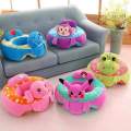 Comfortable Baby Sofa Infant Support Seat Learning Sitting Chairs for Babies Bouncer Soft(Dog Frog Monkey Elephant Plush) Floor Seats Suitable for Play Infants Tummy Time Pre-Kindergarten. 