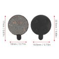 fasdaga 36 Pairs Scooter Disc Brake Pad Semimetal Pad for M365Pro Electric Scooter Replacement Parts. 