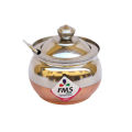 Fms Steel Ghee Pot. 