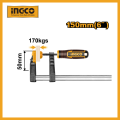 INGCO F Clamp With Plastic Handle 50x150mm/50x200mm/50x250mm. 