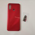 For Realme C3 RMX2020 Back Cover Battery Door Rear Case Panel Back Housing With Camera Lens and Frame Side Key Button. 