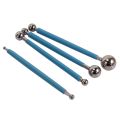 13pcs Polymer Modeling Clay Sculpting Tools, Dotting Pen, Silicone Tips, Ball Stylus, Pottery Ceramic Clay Indentation Tools Set Also For Cake Fondant Decoration And Nail Art. 