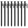 8 Pack Tent Stakes Tent Pegs for Camping Steel Tent Stakes ,30cm. 