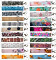 HESSE Floral/Printed Keying Key Holder Wristlet Keychain. 