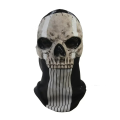 Halloween Horror Ghost Skull Mask Call of Duty MW2 Latex Headgear Helmet Cosplay Perform Party Masquerade Prop Skeleton Masks. 