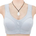 42 Big Daily Women Middle-Aged Vest Sling Bra Women's Bra High 2025 Quality Cotton Front Buckle Soft Lingerie Bust 4446BC Cup. 