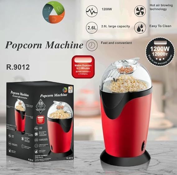 AWD RAF Popcorn Makers Home Made Mini Popcorn Machine Fully Automatic ...