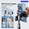 Anedshaop RTAKO Original Matte Finish Carbon Steel Bracket Ring Light Camera Selfie Portable mini Tripod for table with phone women>women stabilizer stand steadier than steady Golden Triangle stability Foldable Portability(ZB01 / ZB02-RLD001 / ZB03). 
