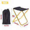 Outdoor For Fishing Hiking Picnic Camping Ultra-Compact Folding Stool - Lightweight Aluminum Frame. 