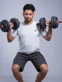 NKT Men's Quick-Dry Sports T-Shirt with Chest Zipper Pocket | Lightweight Athletic Tee | Running Gym Workout Top For Men. 