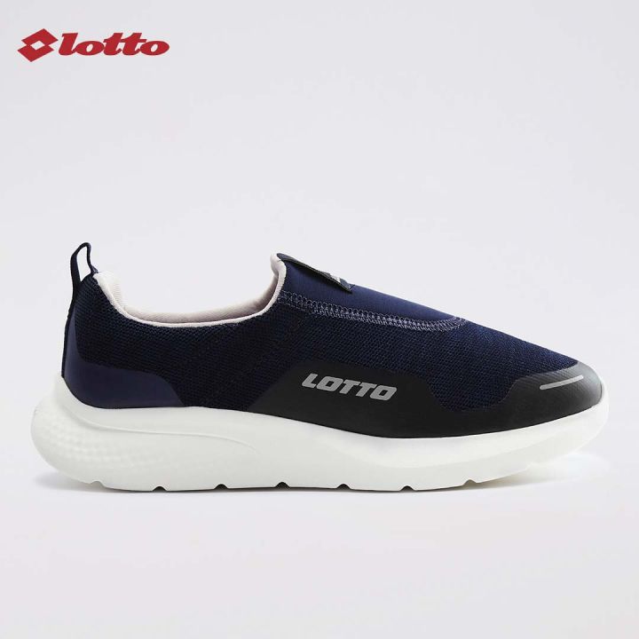 Lotto FloWalk Slip-on  Navy - White Walking Shoes For Women