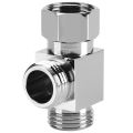 Brass 3 Way Water Diverter Installation Bathroom Valve Connector. 