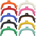 8.5cm Arc Plastic Purse Frame Handle for Clutch Bag Handbag Accessories Making Kiss Clasp Lock. 