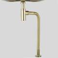 shine Basin Bottle Trap Brass Bathroom Sink Siphon Drains with gold Pop Up Drain P-TRAP Pipe Waste. 