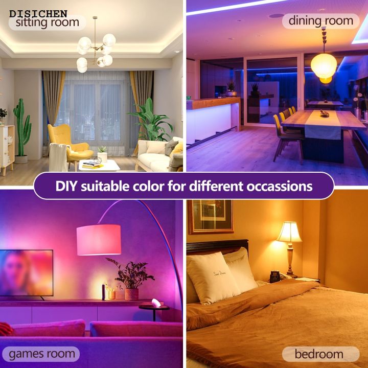 DISICHEN%20Fashion%201pcs%20RGBWW%20LED%20Bulb%20E26%20E27%20110V%20220V%209W%2010W%20Magic%20Home%20Smart%20App%20Music%20Control%20Work%20with%20Alexa%20Google%20Home%20Bedroom%20Lighting%20-%20Image%206
