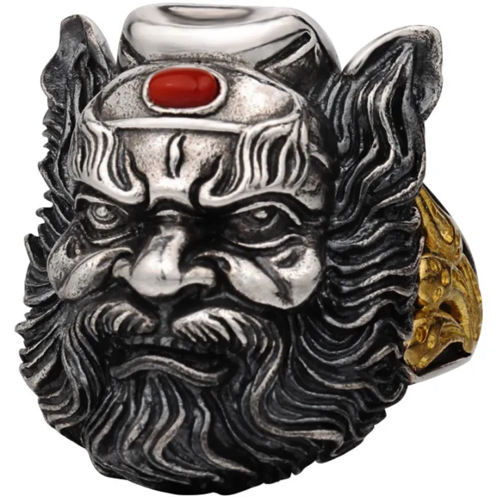 %E3%80%90Recently%20popular%E3%80%91Gifoni%20Zhong%20Kui%20Silver%20Ring%20Men's%20Retro%20Personality%20Domineering%20Open%20Personality%20Trendy%20Men's%20Single%20Men's%20Ring%20-%20Image%205