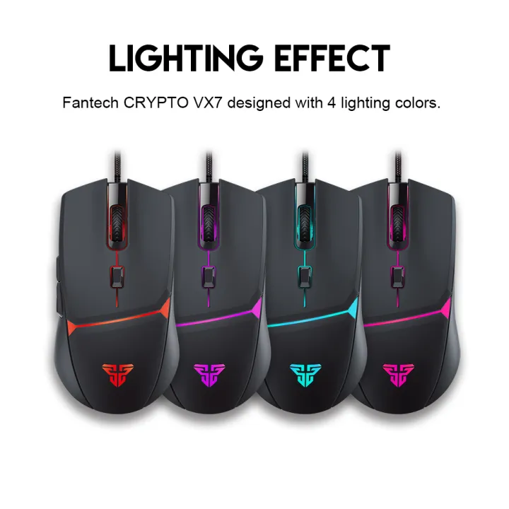 FANTECH%20VX7%20Crypto%20Gaming%20Mouse-Black/White%20-%20Image%204