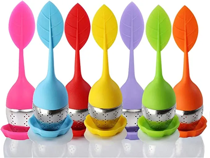 Tea%20Infuser%20-%20%20Silicone%20Handle%20Stainless%20Steel%20Strainer%20Drip%20Tray%20Included%20-%20%20Nepal%20Tea%20Exchange%20-%20Image%202