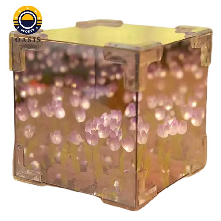 Oasis%20Tulip%20Infinity%20Mirror%20Lamp%20Handmade%20Diy%20Tulip%20Night%20Light%20Mirror%20Lamp%20Battery%20Powered%20Flower%20Table%20Ornament%20Easy%20Installation%20Buyer's%20Choice%20Ambient%20Light%20-%20Image%203