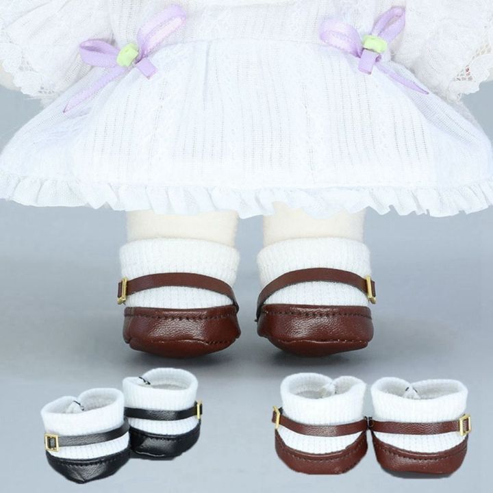 New Cute Doll Clothes Accessories PU Leather&Cloth Mini Dolls Shoes Fashion 13 Styles Cute Doll Boots for 20cm Cotton Doll/for 1/12 Dolls