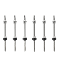 20cm Solar Hanger Bolts Solar Panel Roof Mounting Screws M10 Solar PV Panel Mounting Bracket for Fixing Solar Panel 6Pc Easy to Use. 