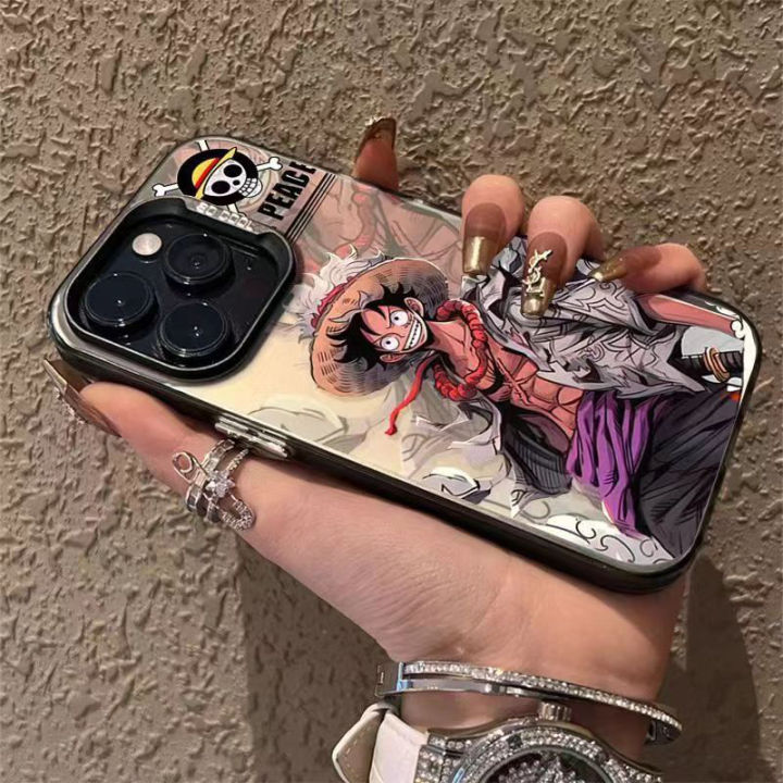 White Clothes Hats Luffy Pirate King Phone Case Compatible for IPhone 15 11 12 13 14 7 8 Pro Max XR X XS Max Soft Shockproof Cover
