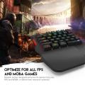 Fantech Archer K512 Rgb Backlights One-Hand Ergonomic Gaming Keyboard. 